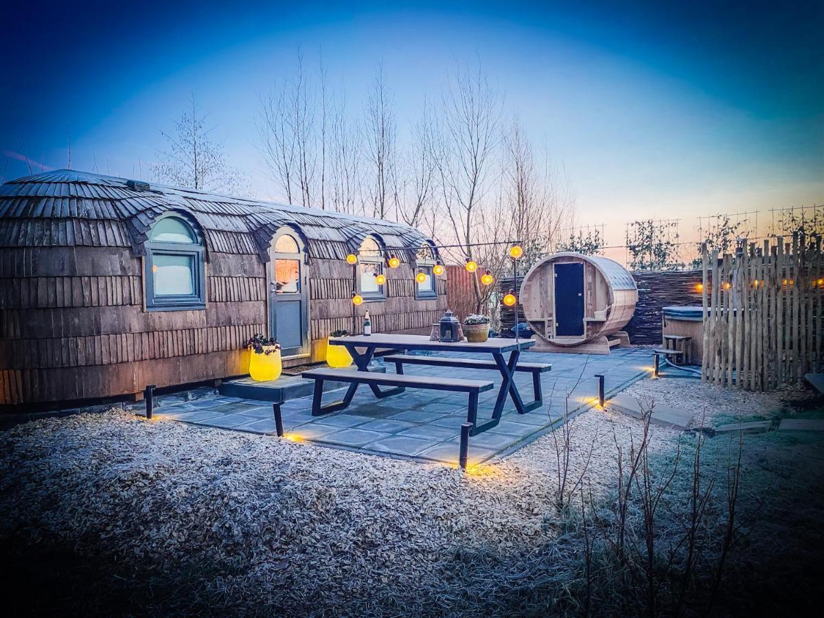 Bed & Wellness Klein Knorrestein With Private Hottub And Sauna And Tandembike Rental Included In Price Алмере Екстериор снимка
